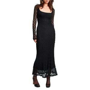 Bardot Womens Lace Maxi Dress, Black, NWT